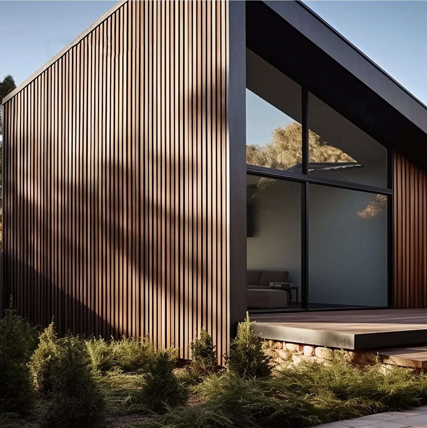 Exterior Composite Wood-Effect Panels